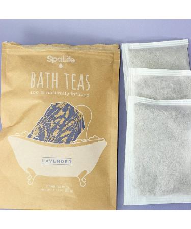 SpaLife Lavender Infused Bath Tea (6 Pack) - Relax and Rejuvenate - Buy Online on GoSupps.com