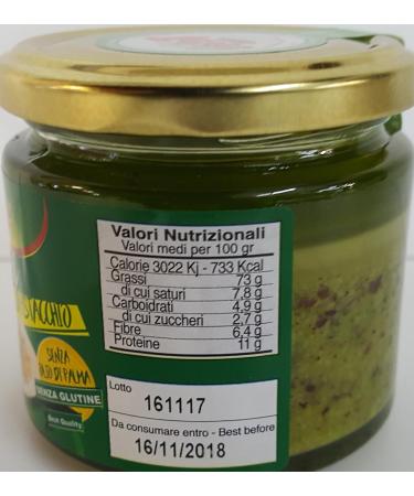 Pistachio Pesto 190g - Authentic Pesto di Pistacchi for Pasta & More - Buy Online on GoSupps.com