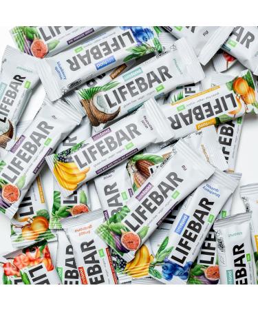 Lifefood Lifebar Energy Seal - Vegan Sports Bars Raw Organic Gluten-Free Lactose-Free No Added Sugar - 15 Pack (Fig Flavor) - Buy Online on GoSupps.com