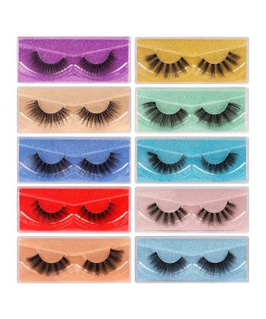 Wholesale Faux Mink Eyelashes - 10 Styles, 60 Pairs, 3D Lashes in Portable Boxes - Buy Online on GoSupps.com