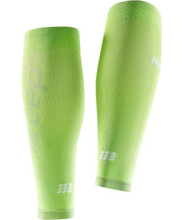 CEP Ultralight Compression Calf Sleeves for Men - Flash Green/Black | Calf Sleeves with Compression - Lightweight and Supportive - Buy Online on GoSupps.com