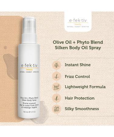 Olive Oil Phyto Blend Silken Body Spray - Ultra Moisturizing Dry Oil Mist | Gluten-Free Paraben-Free Sulfate-Free Cruelty-Free | 5 Oz - Buy Online on GoSupps.com