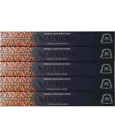  Nespresso Nespresso Linizio Lungo Capsules - Orange (Pack of 50) - Buy Online on GoSupps.com