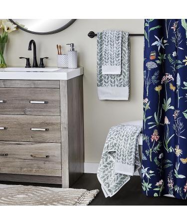 SKL Home Distressed Leaves Bath Towel Sage 28x54 | Saturday Knight Ltd - Buy Online on GoSupps.com