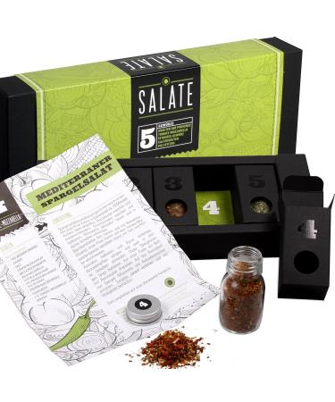 MEIN GENUSS Christmas Bundle 2023: Spice Advent Calendar & Salad Spice Set - 24 Elegant Spices & 5 Recipes for Festive Flavor - Buy Online on GoSupps.com
