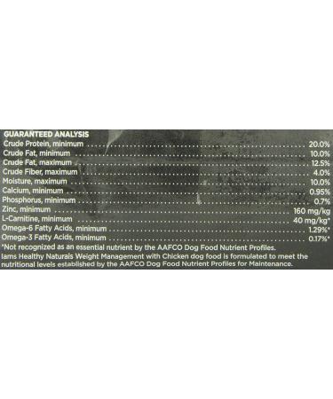Iams Healthy Naturals Weight Management with Chicken Premium Dog Dry Food 23.2-Pound - Buy Online on GoSupps.com