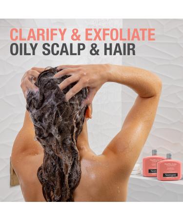 Neutrogena Exfoliating Healthy Scalp Clarify & Shine Shampoo for Oily Hair and Scalp Anti-Residue Shampoo with Pink Grapefruit pH-Balanced Paraben & Phthalate-Free Color-Safe 354 ml. Shampoo Pink - Buy Online on GoSupps.com