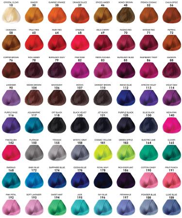 Adore Semi Permanent Hair Color #121 Jet Black 4 Fl Oz - Long Lasting Hair Dye - Buy Online on GoSupps.com