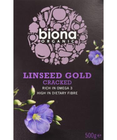 Biona Organic Linseed Gold Cracked 500 g