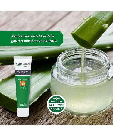 Alhydran SPF 30 | Advanced Skin Repair with added UV Protection | Cream for Damaged Skin Burn Scar Eczema Skin Reaction | 59ml - Buy Online on GoSupps.com