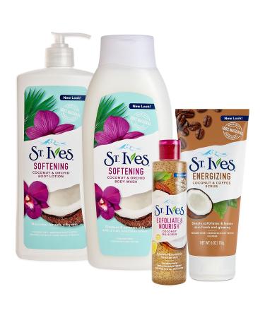 Buy St. Ives Softening Body Wash Coconut & Orchid - 13.5 oz | Best International Shipping - Buy Online on GoSupps.com