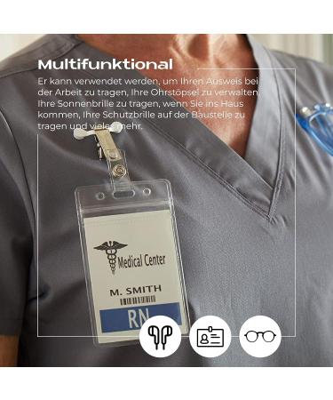 Shop Readerest Magnetic Holders for Glasses - Stylish Stainless Steel in White & Black | Ideal Badge & Eyeglass Holder for Nurses Sunglasses & Name Tags - Buy Online on GoSupps.com