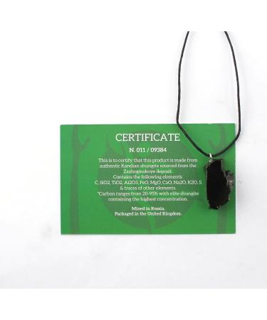 Heka Naturals Shungite Crystal Necklace | Medicinal & Chakra Jewelry for Men & Women | Spiritual Gemstone Gifts - Buy Online on GoSupps.com
