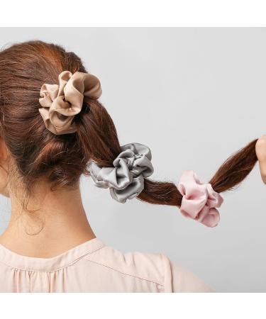Townssilk Silk Skinnie Hair Bobbles - 100% Pure Mulberry Silk - 3pc Luxury Diamonds Set - Buy Online on GoSupps.com