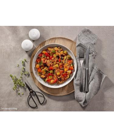 Ration1 RatatouilleM n with white quinoa 4x 400g - 10 years durable!Vegan lactose -free & gluten -free!Simply open and enjoy cold or warm - no further ingredients necessary!1600 g (4 Pack)