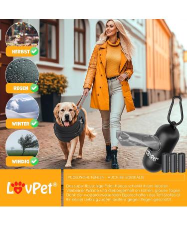 Buy Lovpet 3XL Dog Jacket - Waterproof Winter Coat with Reflectors & D-Ring | Includes 45 Waste Bags & Donor | Perfect for Large Dogs - Buy Online on GoSupps.com