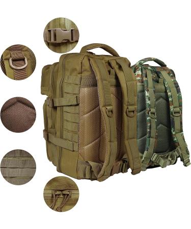 OSAGE RIVER Fishing Tackle Backpack with Rod Holder | Large Bag for Tackle Trays | Bass Fishing, Camping, Traveling | Khaki - Buy Online on GoSupps.com