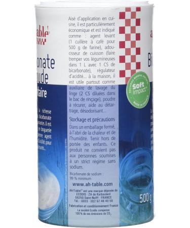 Ah-Table! Baking Soda Food Format 500 g - Buy Online on GoSupps.com