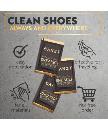 Canzt Professional Sneaker Wipes - 30 Premium Cleaning Wipes for Shoes & Sneakers - Buy Online on GoSupps.com