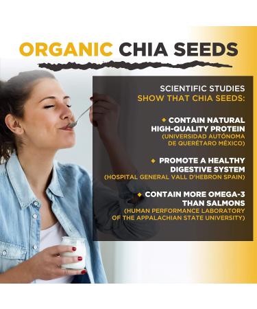 MySuperfoods Organic Chia Seeds 500g - Natural Omega-3 & Protein Source - Buy Online on GoSupps.com