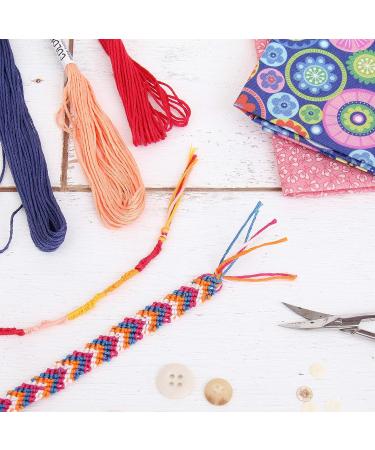 ThreadArt Premium Egyptian Cotton Embroidery Floss - Very Light Pink - 12 Skeins | 6 Strand Thread for Hand Embroidery, Friendship Bracelets, Cross Stitch - Buy Online on GoSupps.com