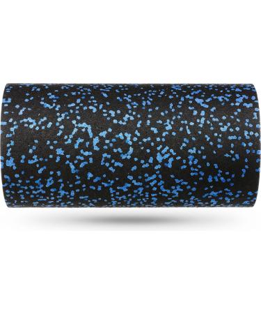 Gymtek Massage Ball Set - 2 Balls & Roller for Muscle Recovery Fascia Massage Yoga & Acupressure - Black & Blue - Buy Online on GoSupps.com