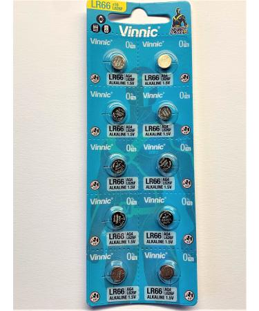 L626-C10-Ag4 Alkaline Manganese Button (Pack Of 10) Cells
