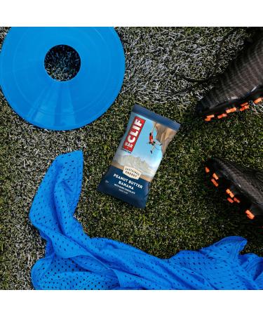 CLIF BAR - Energy Protein Bars - Peanut Butter Banana with Dark Chocolate - Made with Organic Oats - Energy Bars - Non-GMO - (10 Pack) - Buy Online on GoSupps.com
