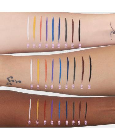 3ina Makeup Color Pen Eyeliner 137 - Yellow | 10h Long-Lasting Matte Liquid Eyeliner | Precision Pointed High-Pigmented Vegan & Cruelty-Free - Buy Online on GoSupps.com