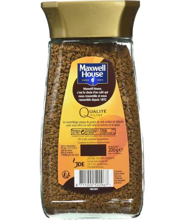 MAXWELL HOUSE SOLUBLE COFFEE JAR 200GR - Buy Online on GoSupps.com