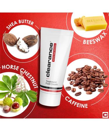 Clearance Foot Cream 75ml Enriched with Avocado Oil Shea Butter and Caffeine Moisturizing and Healing Foot Cream for Dry Cracked Skin Relieves Swelling Odor Non-Greasy Fast Absorbing - Buy Online on GoSupps.com