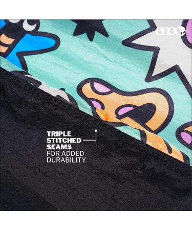 ENO DoubleNest Hammock - Lightweight Portable Camping Hammock for 1-2 People - Ideal for Camping, Hiking, and Travel - Nature Talk/Black - Buy Online on GoSupps.com