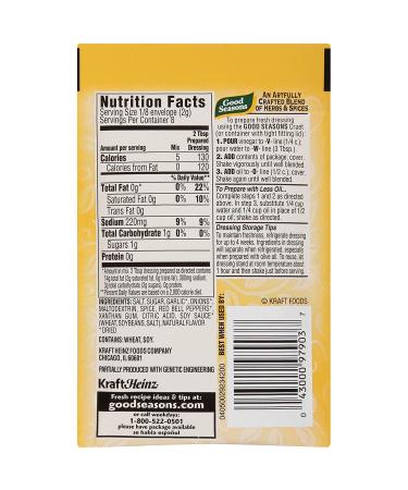 Good Seasons Zesty Italian Dressing & Recipe Seasoning Mix - 0.6 oz Packet - Buy Online on GoSupps.com
