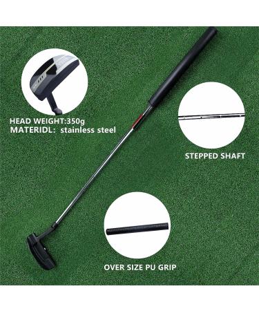 WENGH Golf Putter Right Handed for Men and Women with CNC Milled Face - 34 inches (Red/Black) - Buy Online on GoSupps.com