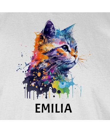 Personalized Cat Lover T-Shirt for Men | Custom Name Gift - Shirtracer - Buy Online on GoSupps.com