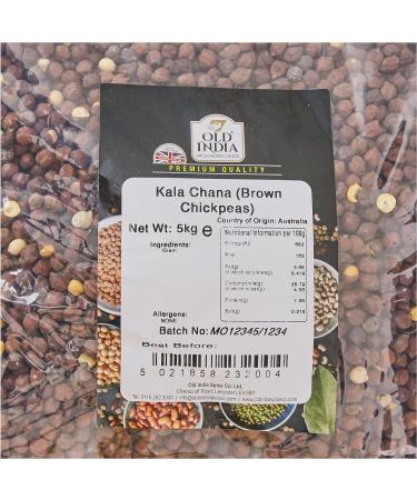 Old India Kala Chana (Brown Chickpeas) 5kg - Buy Online on GoSupps.com