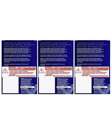 Crest Aligner Care Anti-Bacterial Tablets for Aligners, Retainers, Mouthguards - 180 Tablets (60-Count x 3 Pack) - Buy Online on GoSupps.com