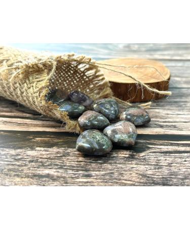 XIANNVXI 10 PC Labradorite Heart Stones Set | Healing Crystal Gemstones | Polished Natural Lucky Stones for Love - Buy Online on GoSupps.com