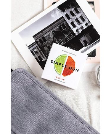 Simply Gum Natural Chewing Gum (Revive  1 Pack) Revive 15 Count - Buy Online on GoSupps.com