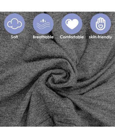 Silk Bonnet Sleep Cap with Satin Lining for Medium Curly Hair - Grey - Buy Online on GoSupps.com