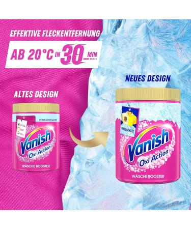 Vanish Oxi Action Powder Pink 1.65kg - Stain Remover & Laundry Booster for Colorful Clothes - Chlorine-Free - Buy Online on GoSupps.com