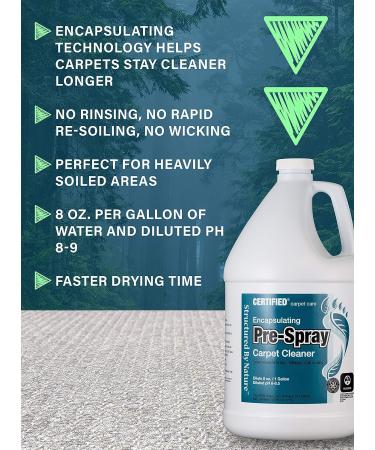Nilodor Encapsulating Carpet Pre-Spray Treatment 1 Gallon - Professional Grade Cleaner & Stain Remover - Buy Online on GoSupps.com