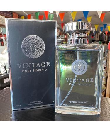 Vintage Pour Homme Eau de Parfum Natural Spray 3.4 fl oz 100 ml - Buy Online on GoSupps.com