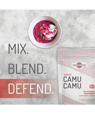 Organic Camu Camu Powder - Earthtone Foods 8 oz (226g) | Superfood Boost - Buy Online on GoSupps.com