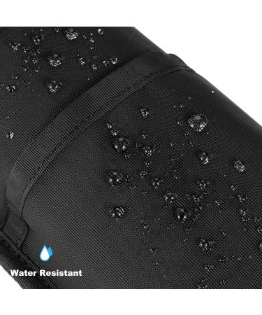 SITHON Professional Massage Bottle Bag - Adjustable Waist Holder Organizer for Massage Lotion & Oil - Black Holster with Multiple Pockets - Buy Online on GoSupps.com