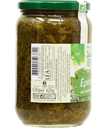 Jardin BiO tic - Spinach branches - organic - salty - AB certified - 630 g jar - Buy Online on GoSupps.com