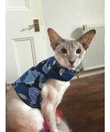 Mynwood Escape Proof Jacket/Harness for Adult Cats - Blue | International Shipping Available - Buy Online on GoSupps.com