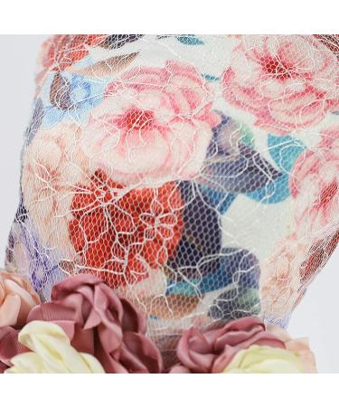 Fitwarm Fancy Flower Dog Dress for Mothers Day | Girl Dog Clothes Wedding Gown | Pet Birthday Party Outfit | Puppy Lace Dress in Pink - XS - Buy Online on GoSupps.com