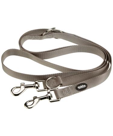 Nobby Leash Classic mouse grey L: 200 cm W: 20 mm 1 piece grey width 20 mm