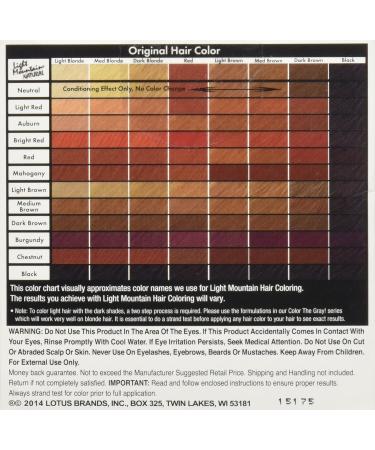 Light Mountain Henna Hair Color & Conditioner - Red Red 4 Oz. Powder - Buy Online on GoSupps.com
